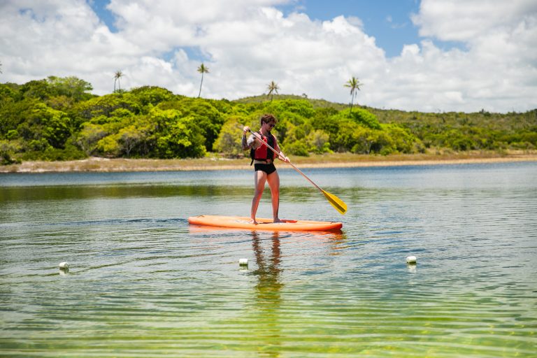 Stand up paddle na lagoa
